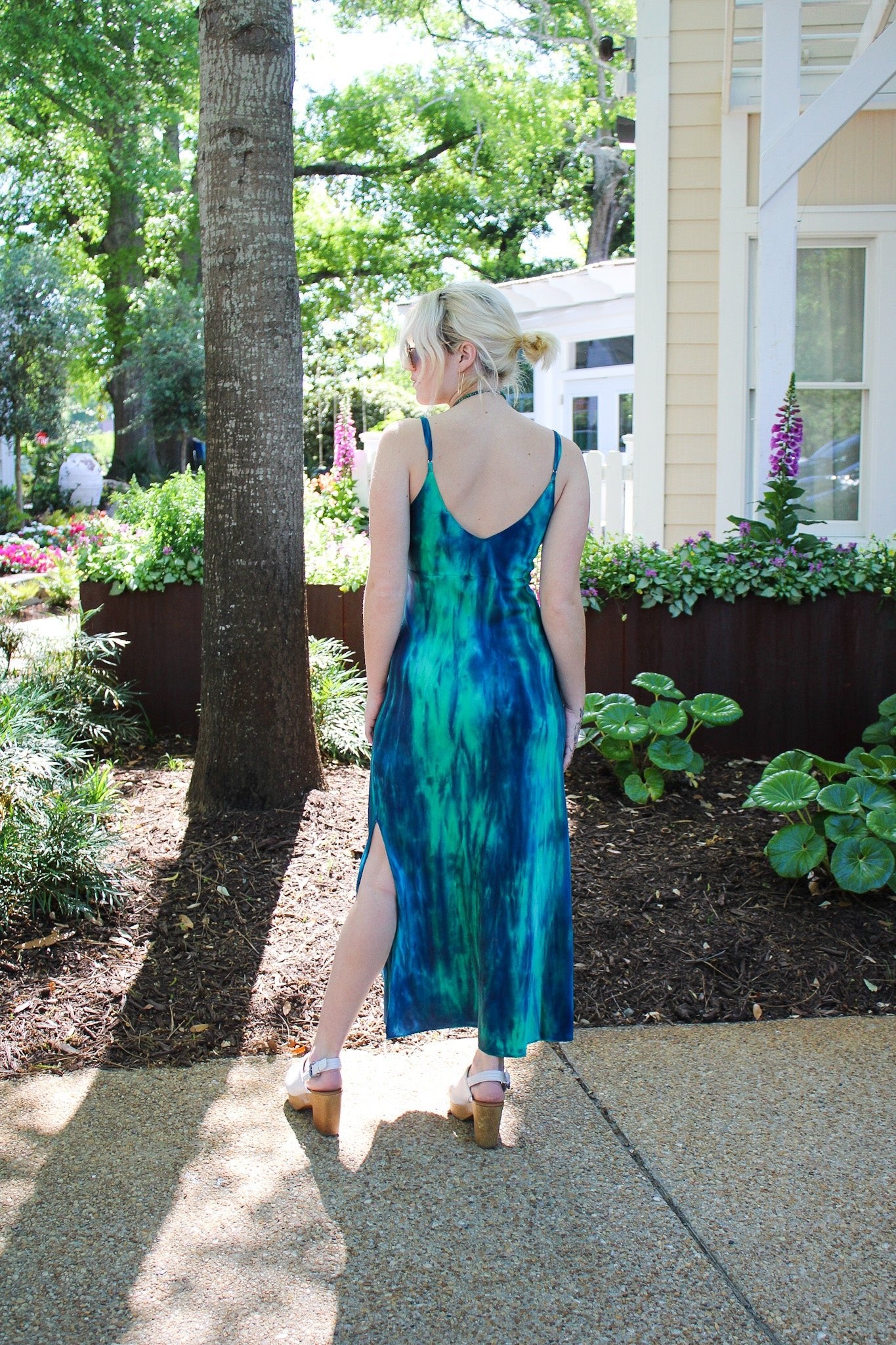 Slip Dress Midi Side Slit - CapriMichelle JonasDresses