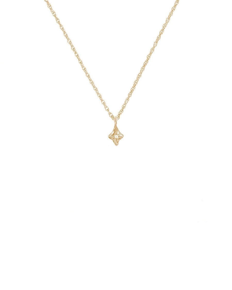 Solid Gold Diamond Necklace- North Star Diamondlacee alexandraNecklace