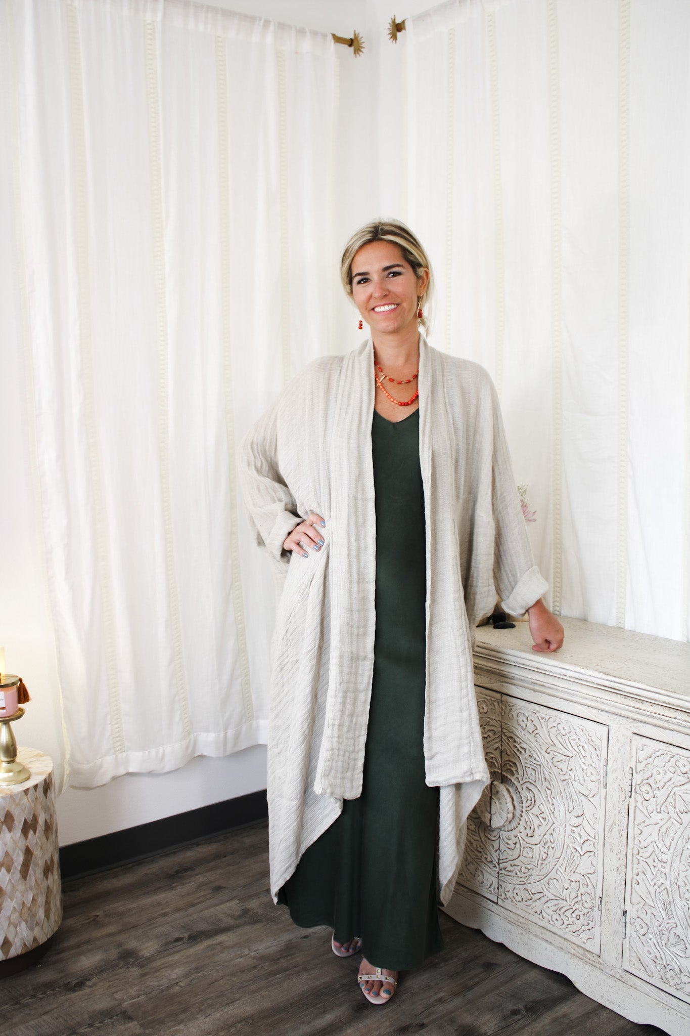Spolverino Firenze- NaturaleLa Bottega di BrunellaOuterwear