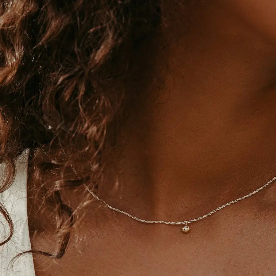 Sterling Silver Diamond Necklacelacee alexandraNecklace