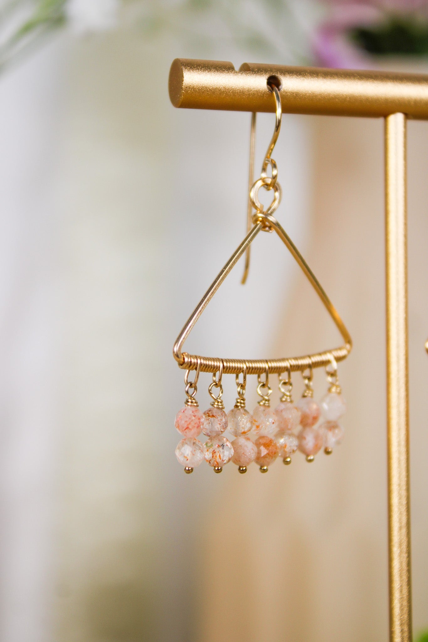 Sunstone Fringe Earrings #1400James & JezebelleEarrings