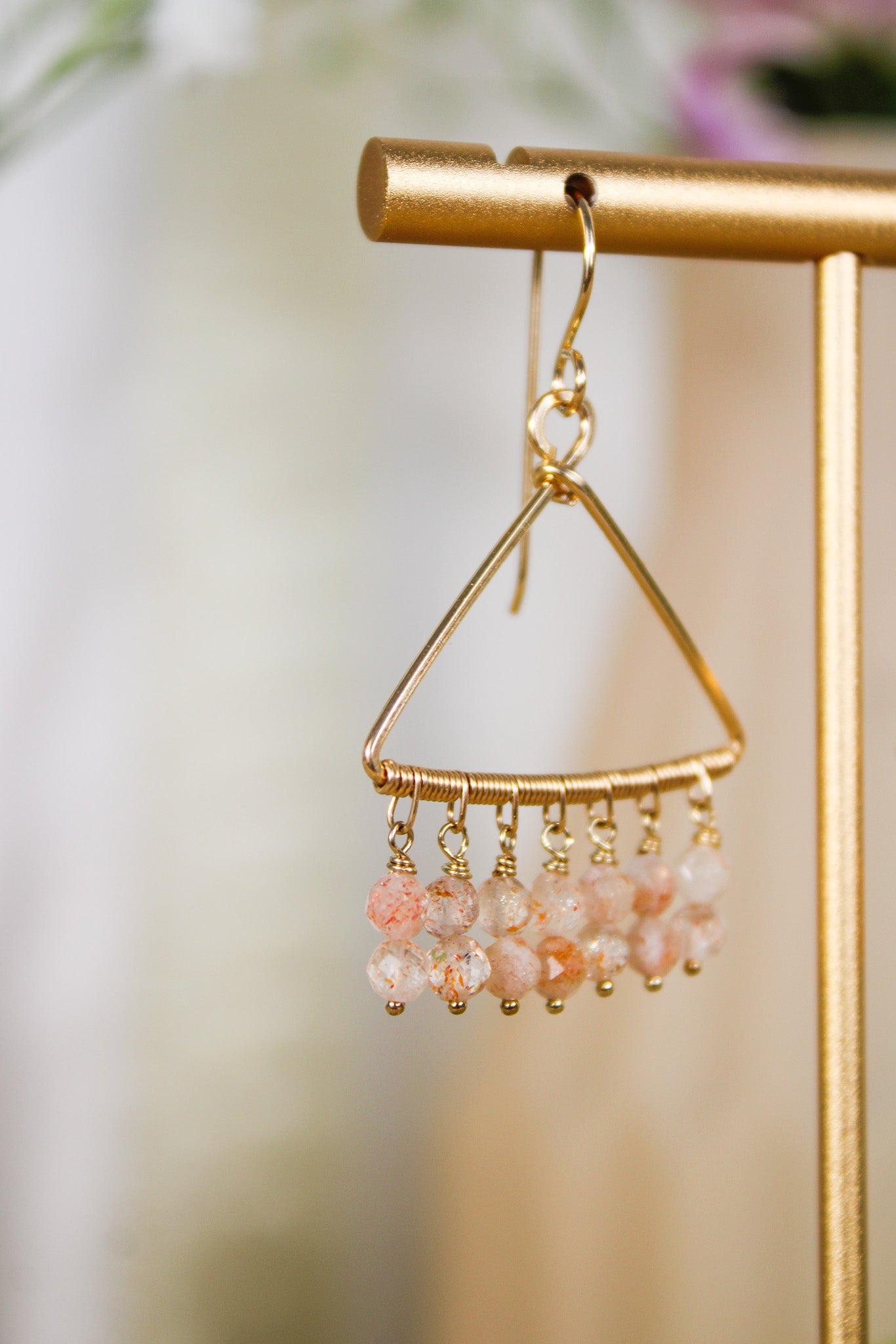 Sunstone Fringe Earrings #1400James & JezebelleEarrings