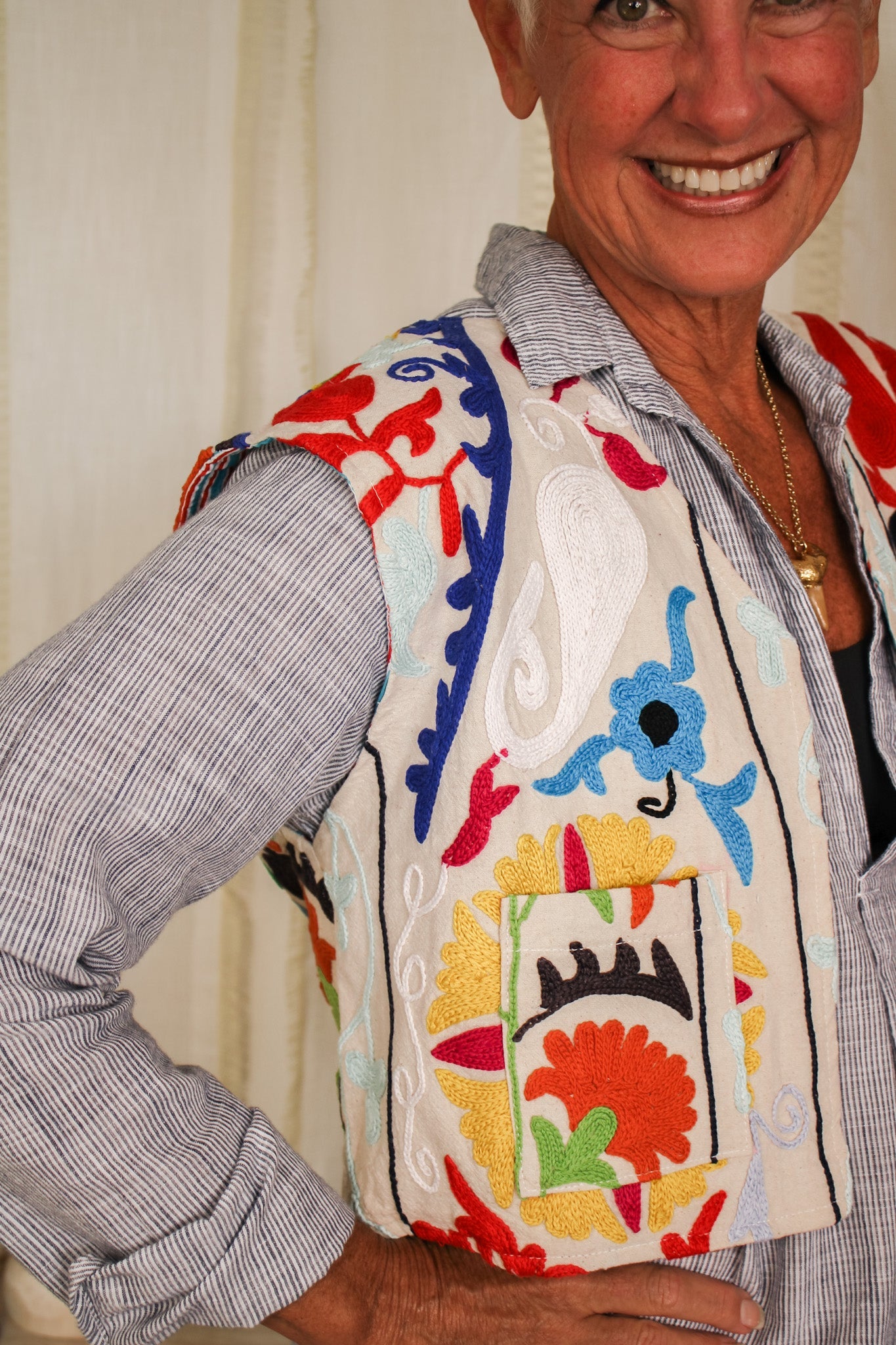Suzani Vest #10Rare Findsvest