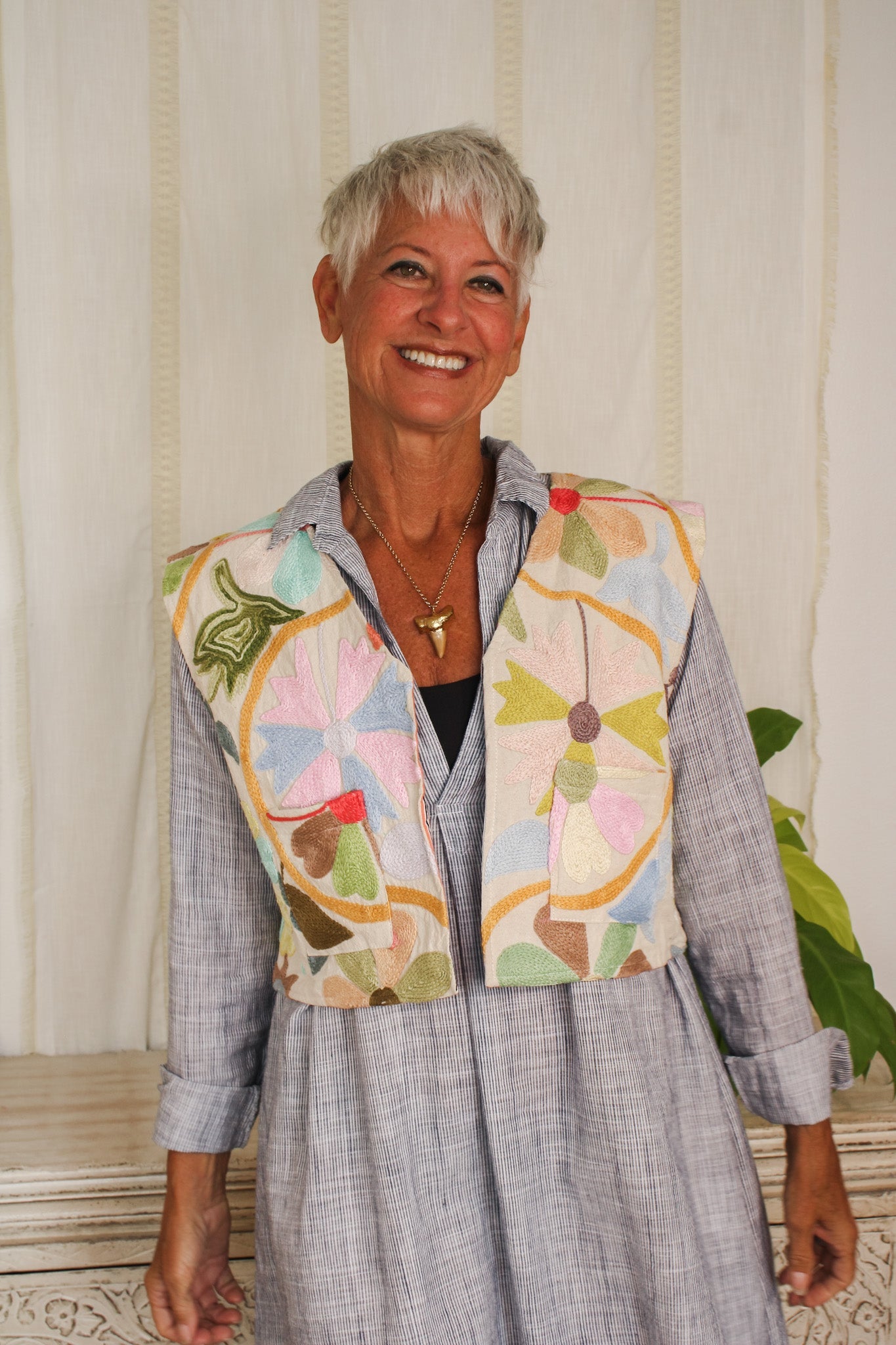 Suzani Vest #3Rare Findsvest