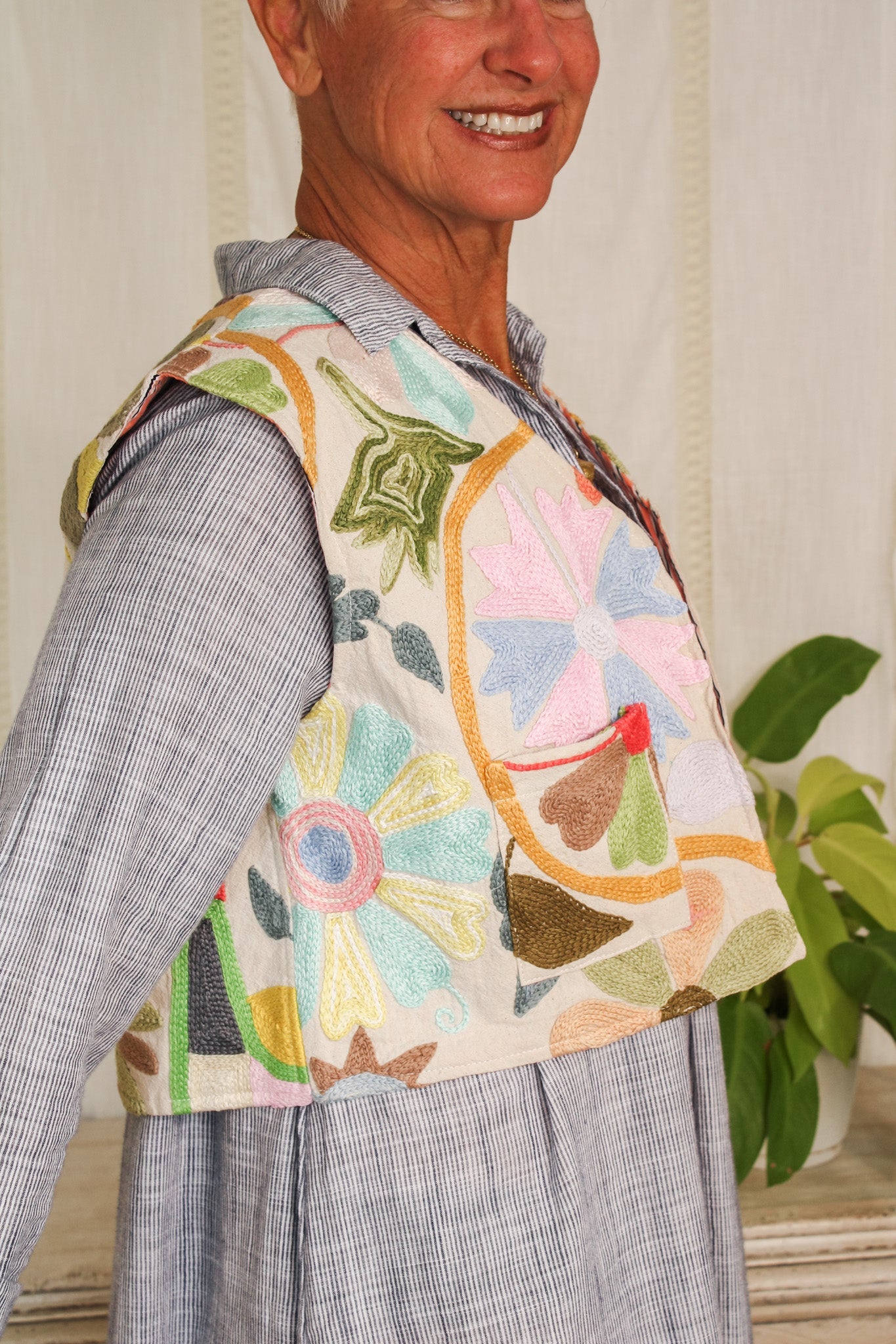 Suzani Vest #3Rare Findsvest