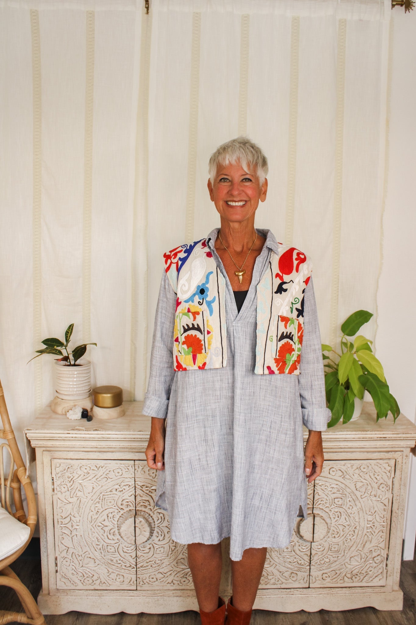 Suzani Vest #5Rare Findsvest