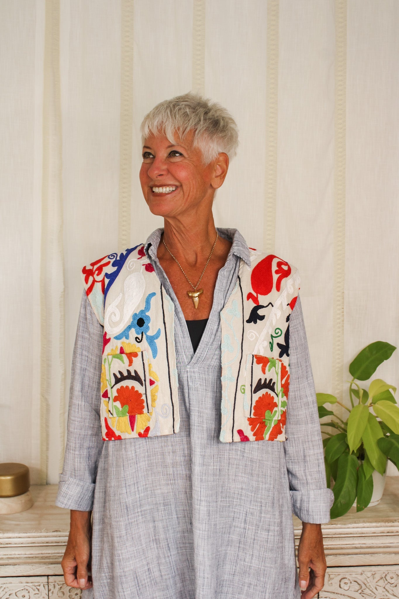 Suzani Vest #5Rare Findsvest