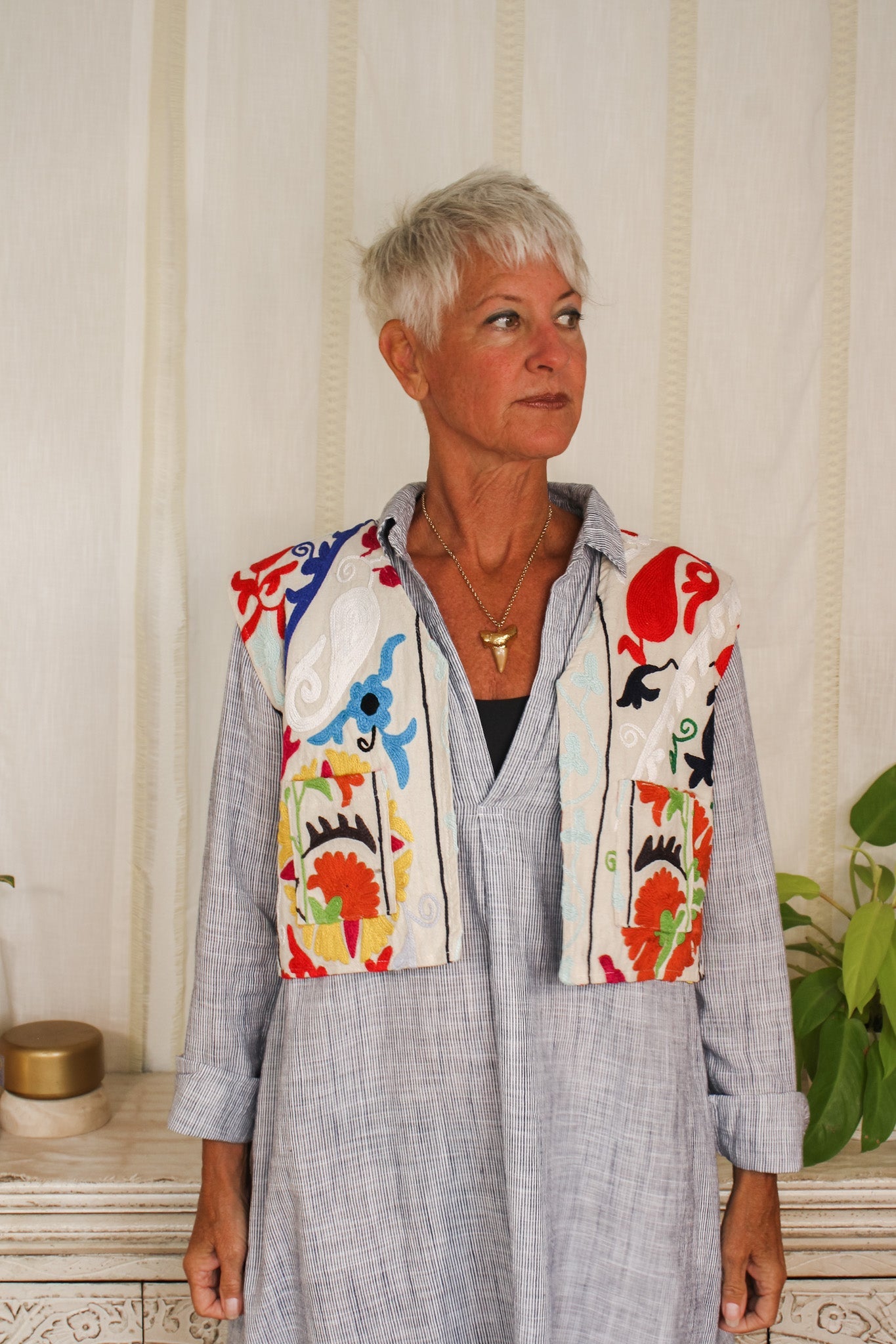 Suzani Vest #5Rare Findsvest