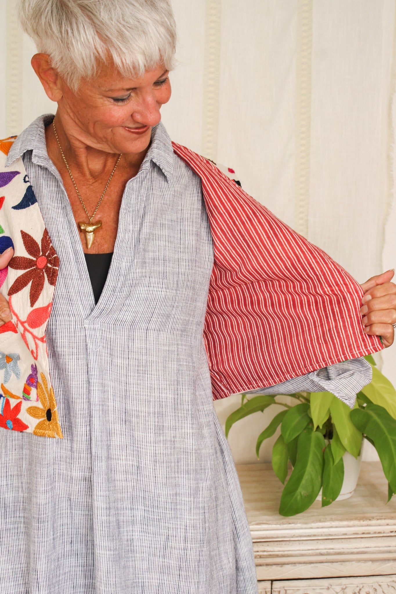 Suzani Vest #7Rare Findsvest