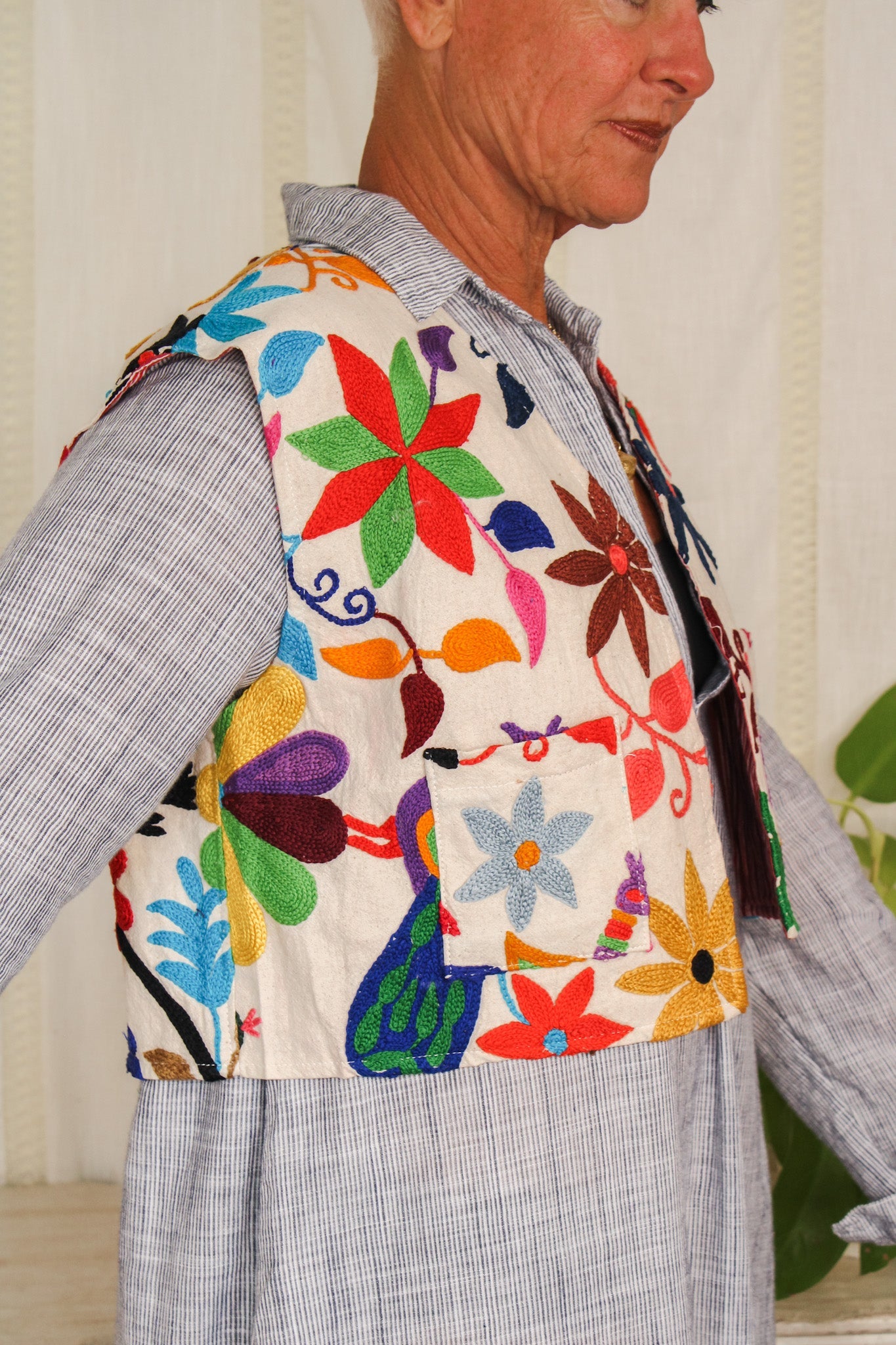 Suzani Vest #7Rare Findsvest