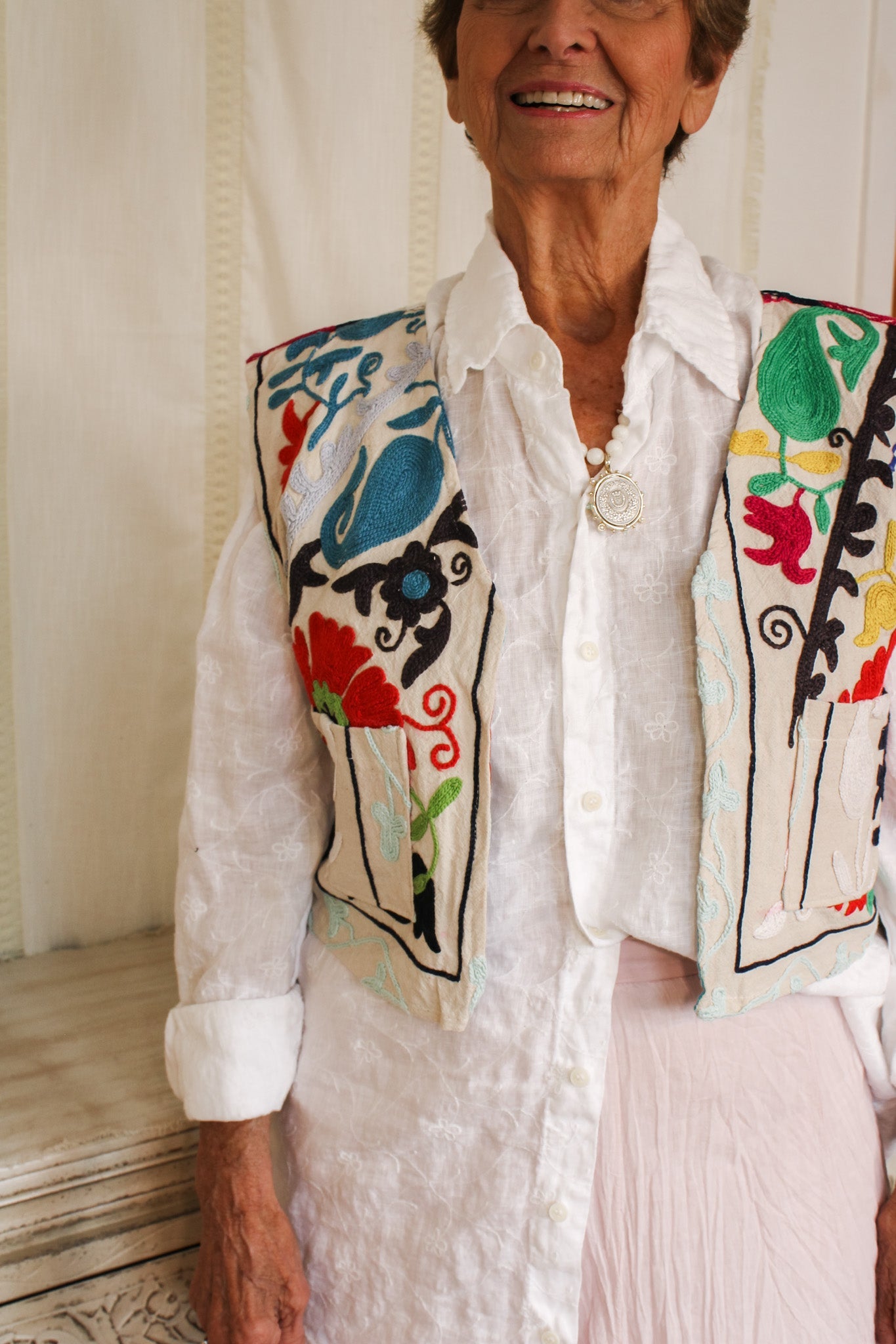 Suzani Vest #8Rare Findsvest