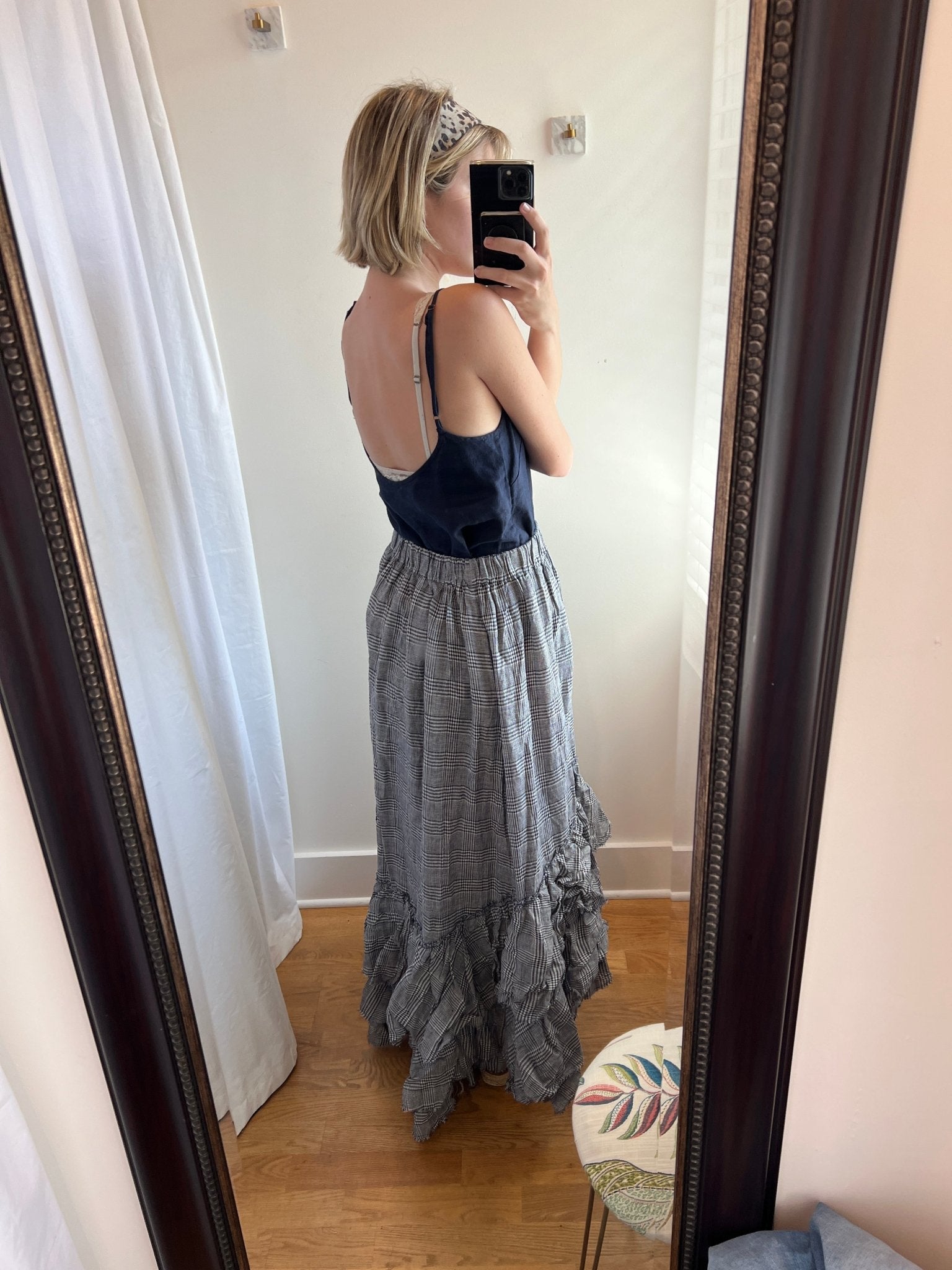 Swan Skirt- Blue GinghamAmano by Lorena LaingSkirt