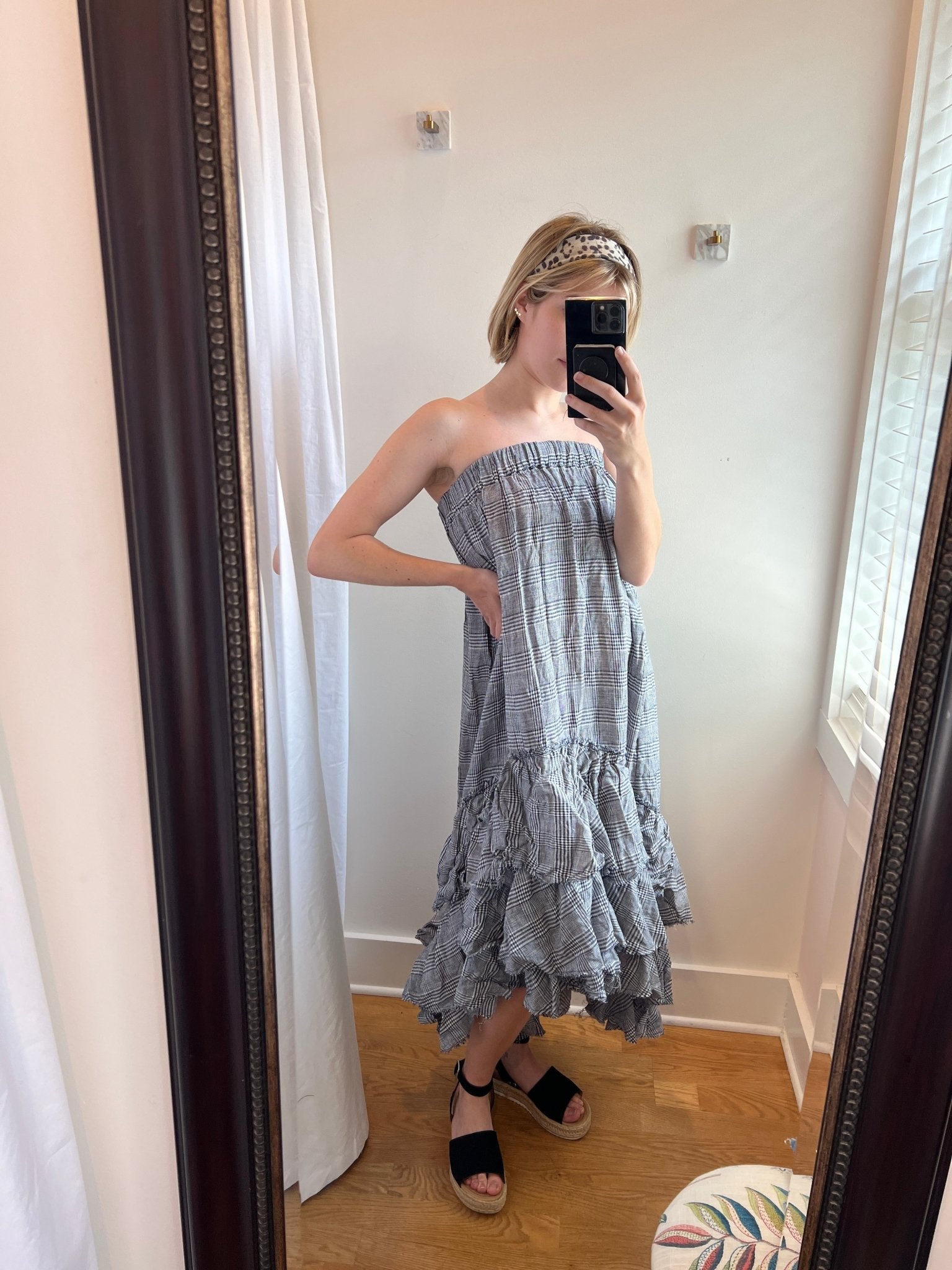 Swan Skirt- Blue GinghamAmano by Lorena LaingSkirt