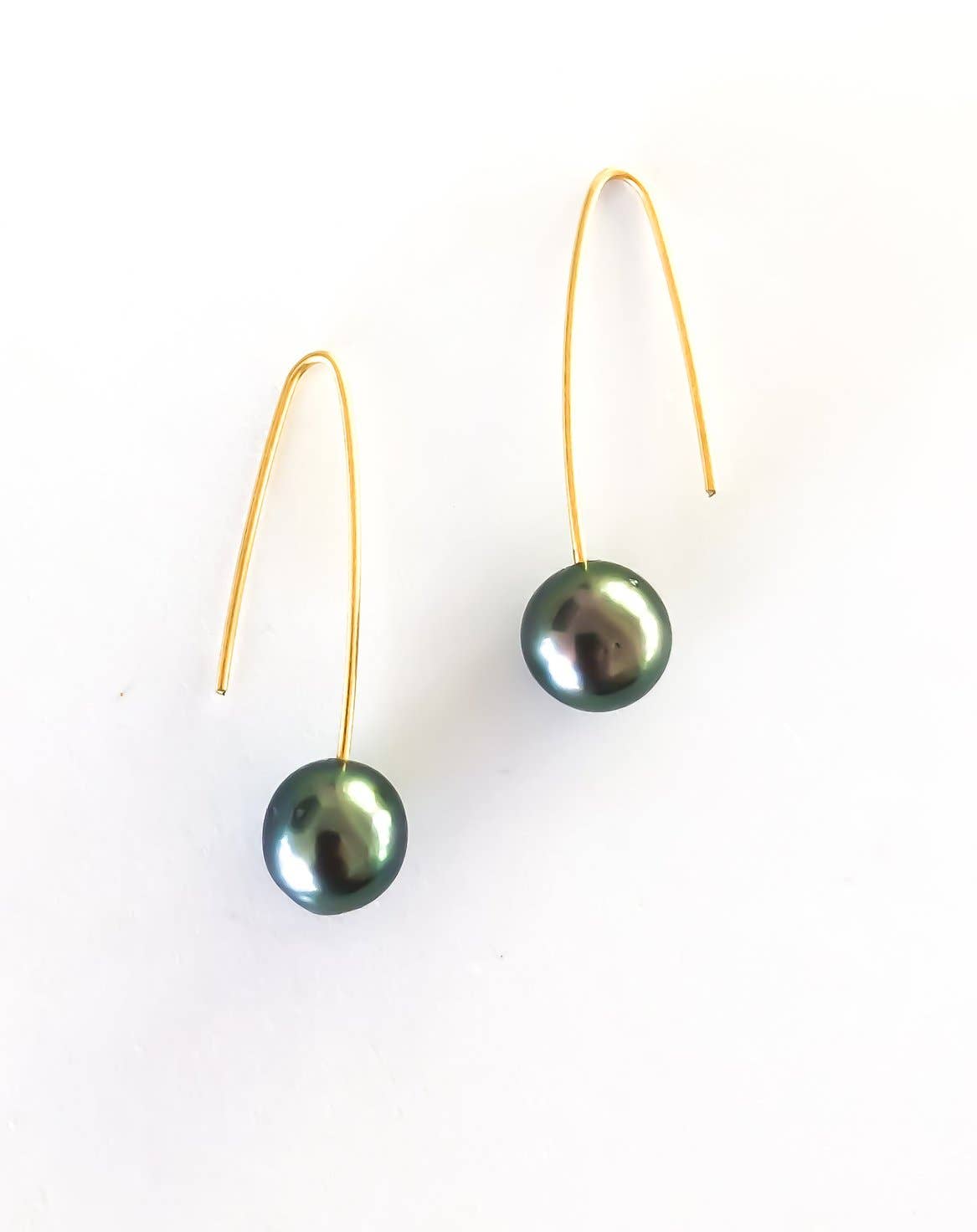 Tahitian Pearl Arc Earrings: Gold FilledLeighton Lam DesignsEarrings