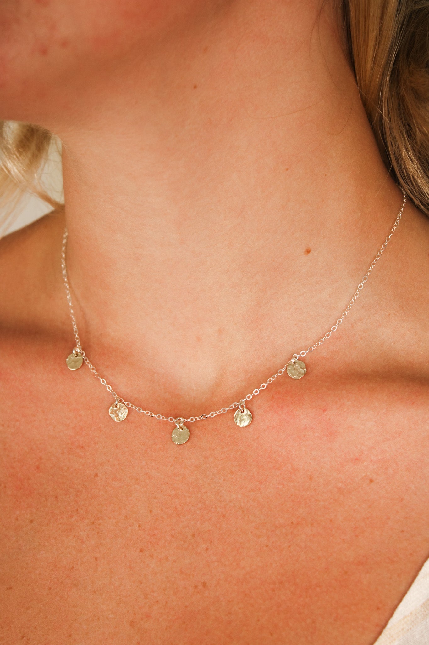 Talia Collection 5 Disc Necklace - Two-ToneKenda KistNecklace