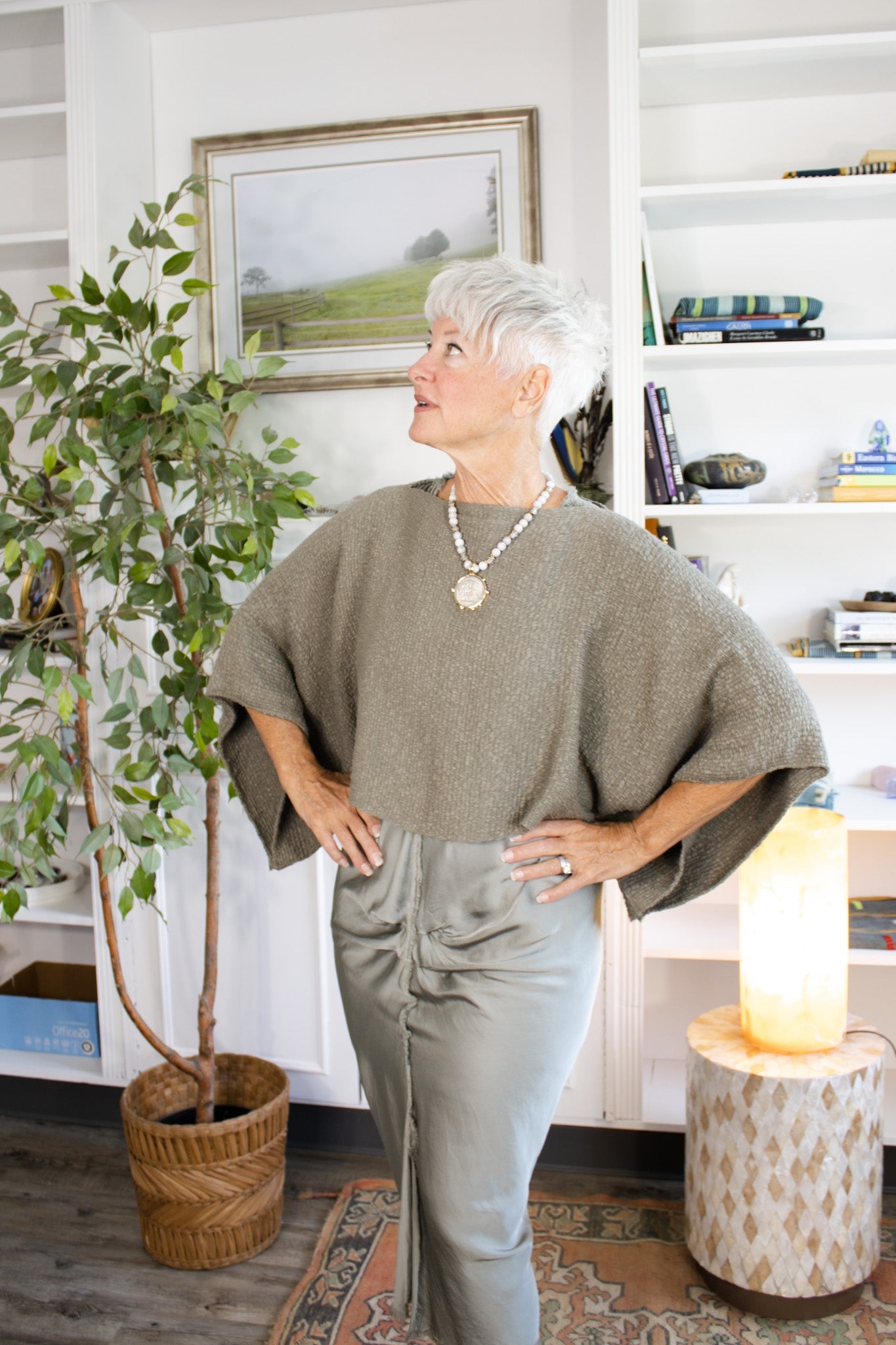 Textured Cotton Crop Top- MinkVOZTop