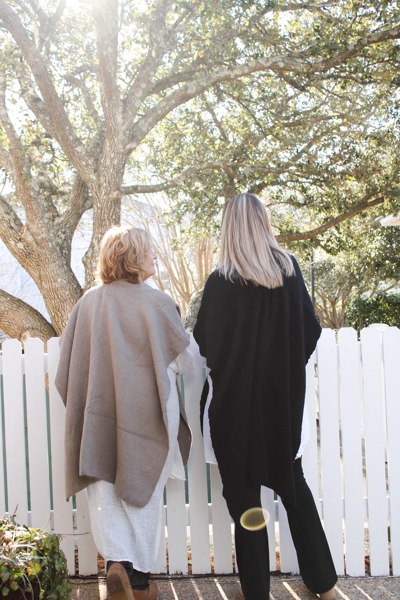 Textured Flammé Duster- PewterVOZduster