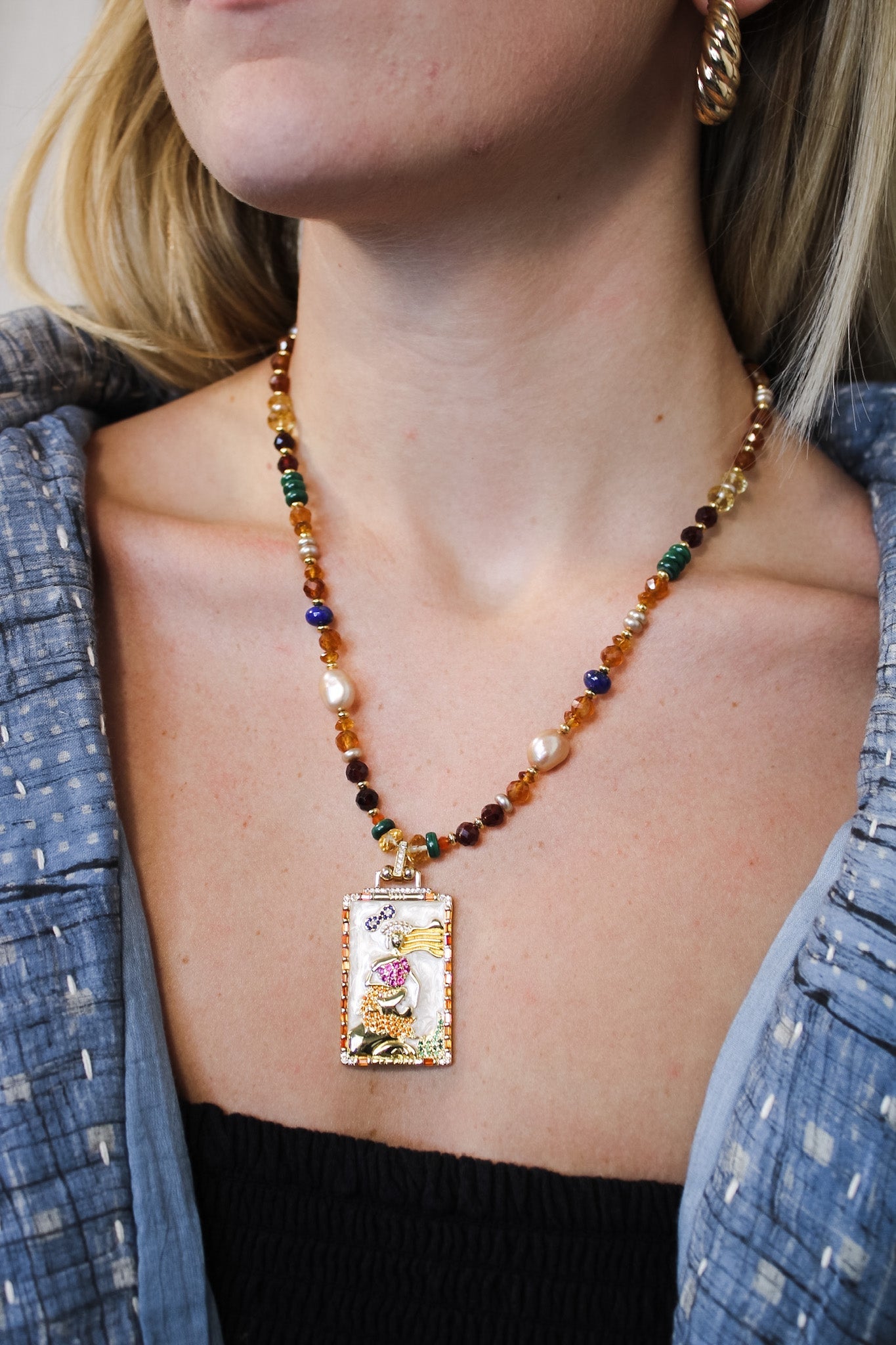The Strength Hessonite NecklaceBeth ZinkNecklaces