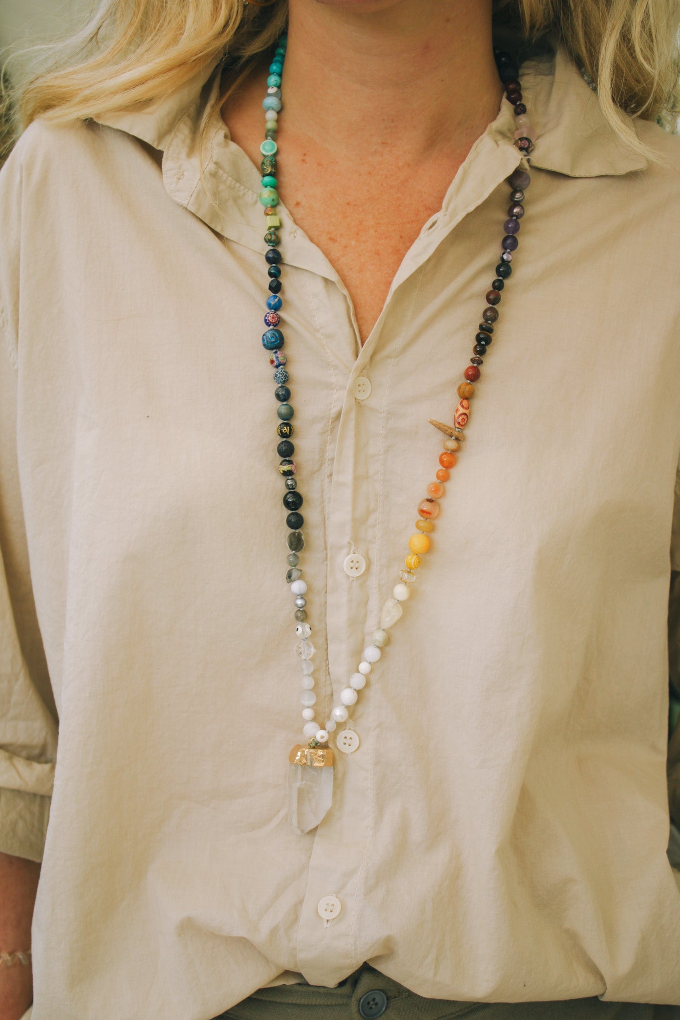The Travel Mala (2 Crystals)Tailfeather DesignsNecklaces