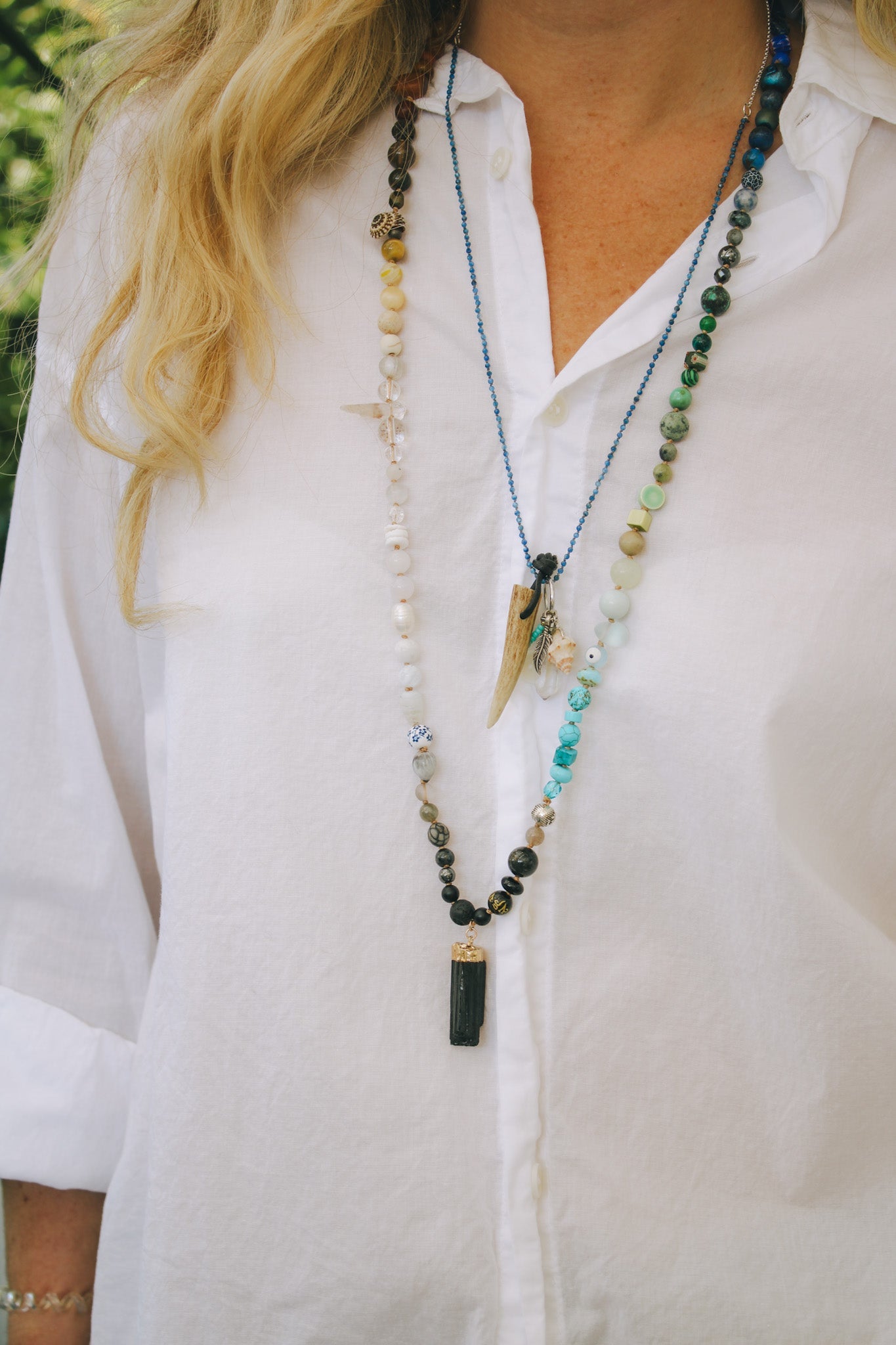 The Travel Mala (2 Crystals)Tailfeather DesignsNecklaces