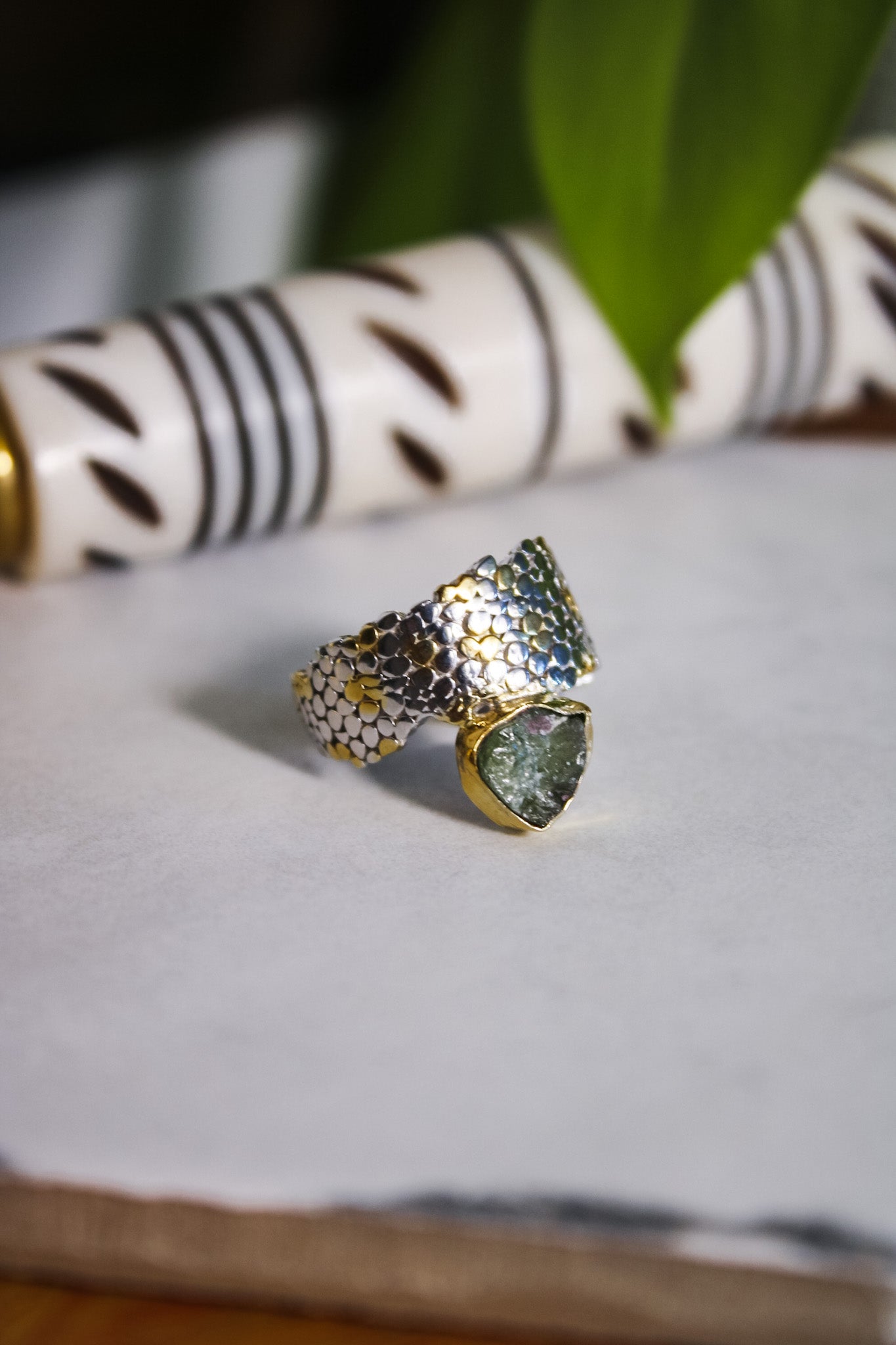 Tourmaline "Snakeskin" RingRare FindsRing