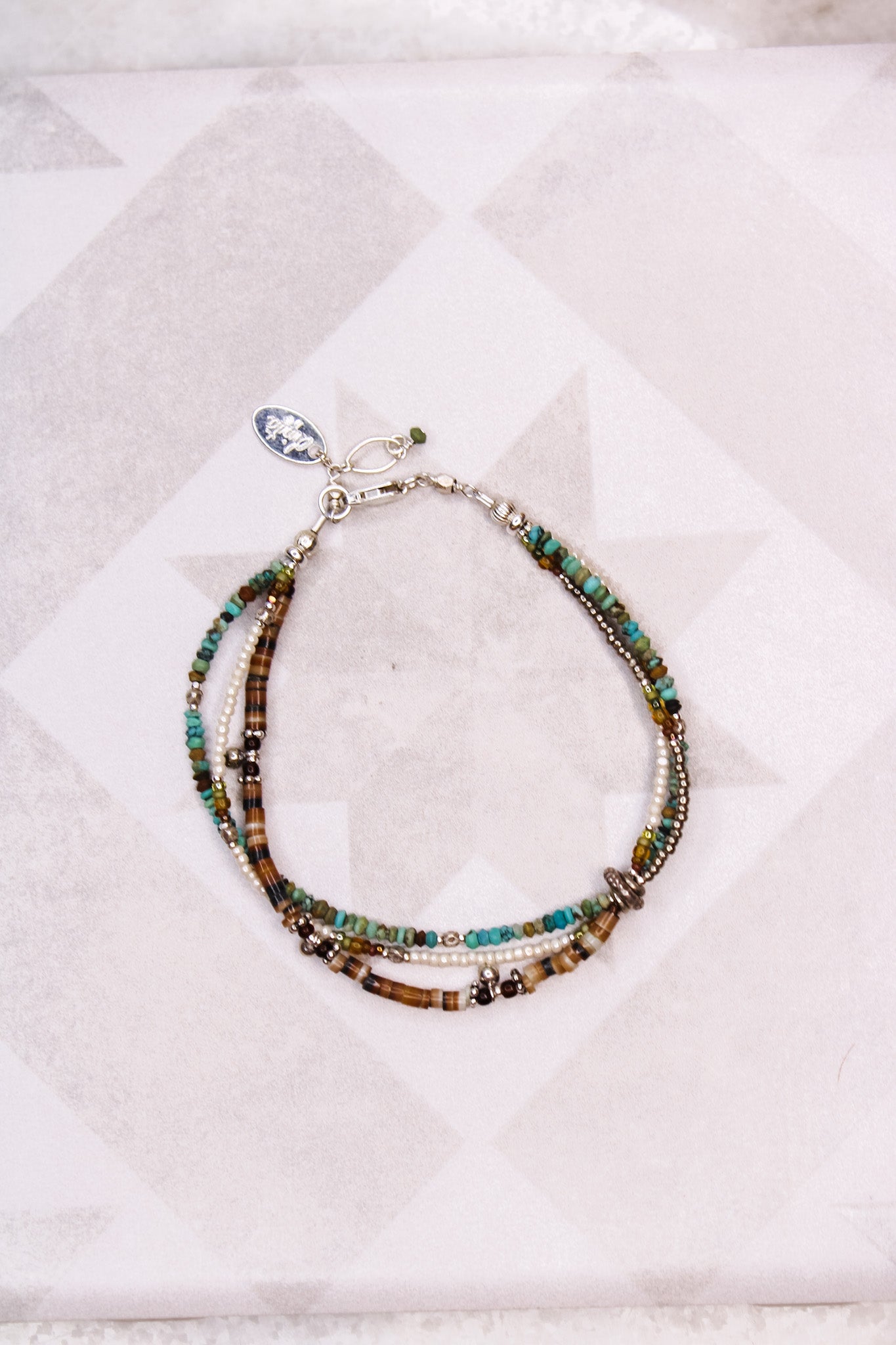 Turquoise & Shell Bracelet #1831ChipitaBracelet