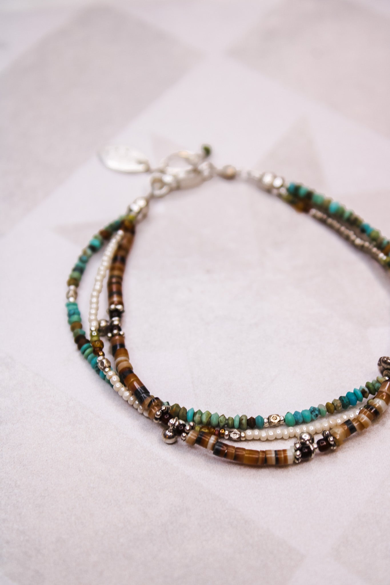 Turquoise & Shell Bracelet #1831ChipitaBracelet