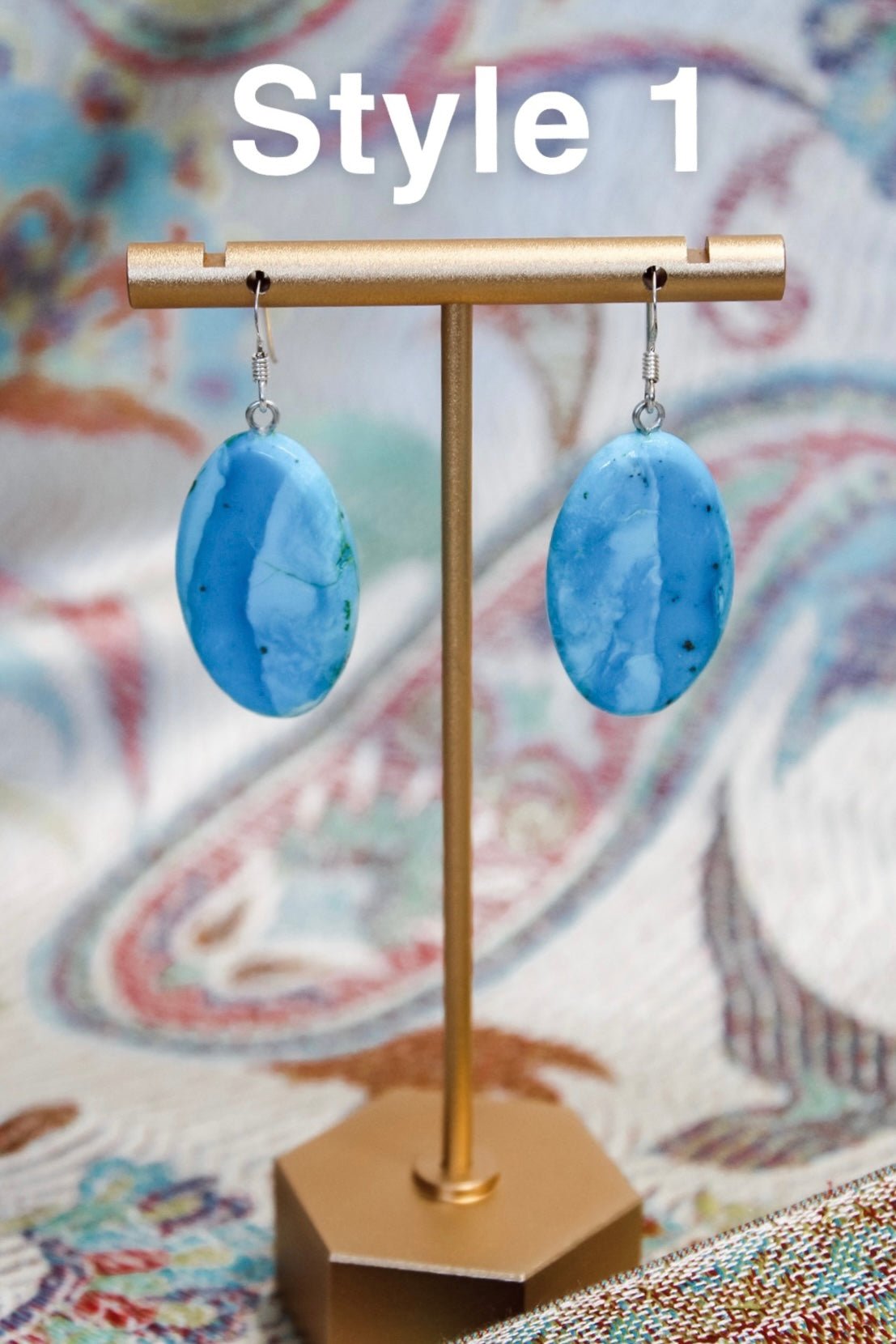 Turquoise Slice Earrings (Five Styles)Rare FindsEarrings