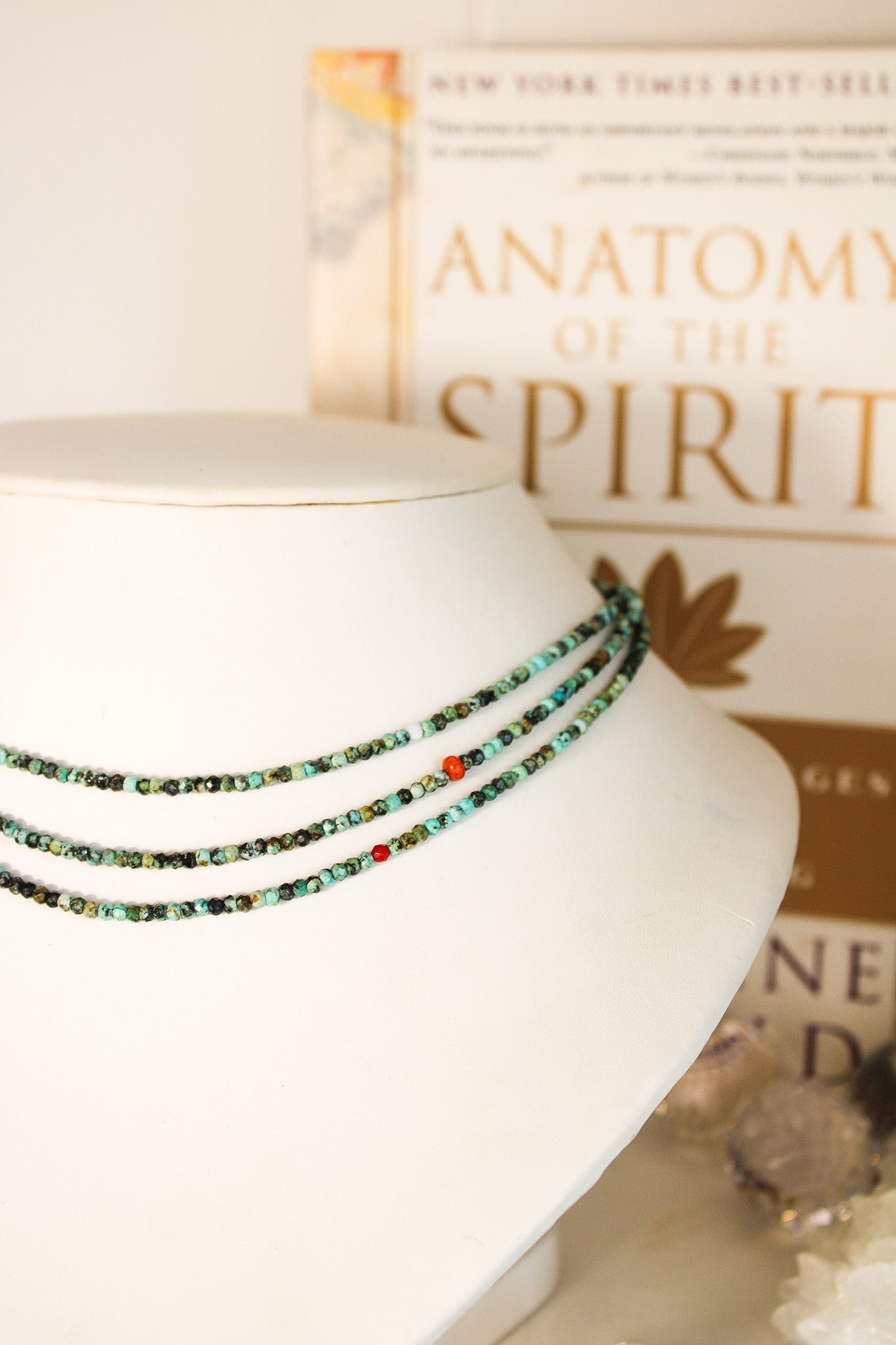 Turquoise Spirit Bead NecklacesZiabirdNecklaces