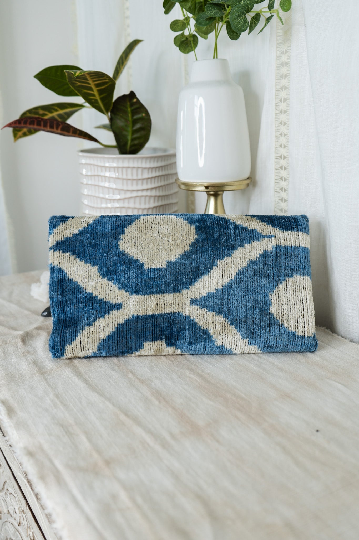 Velvet Clutch - Blue WaveJayshree DalalPurse