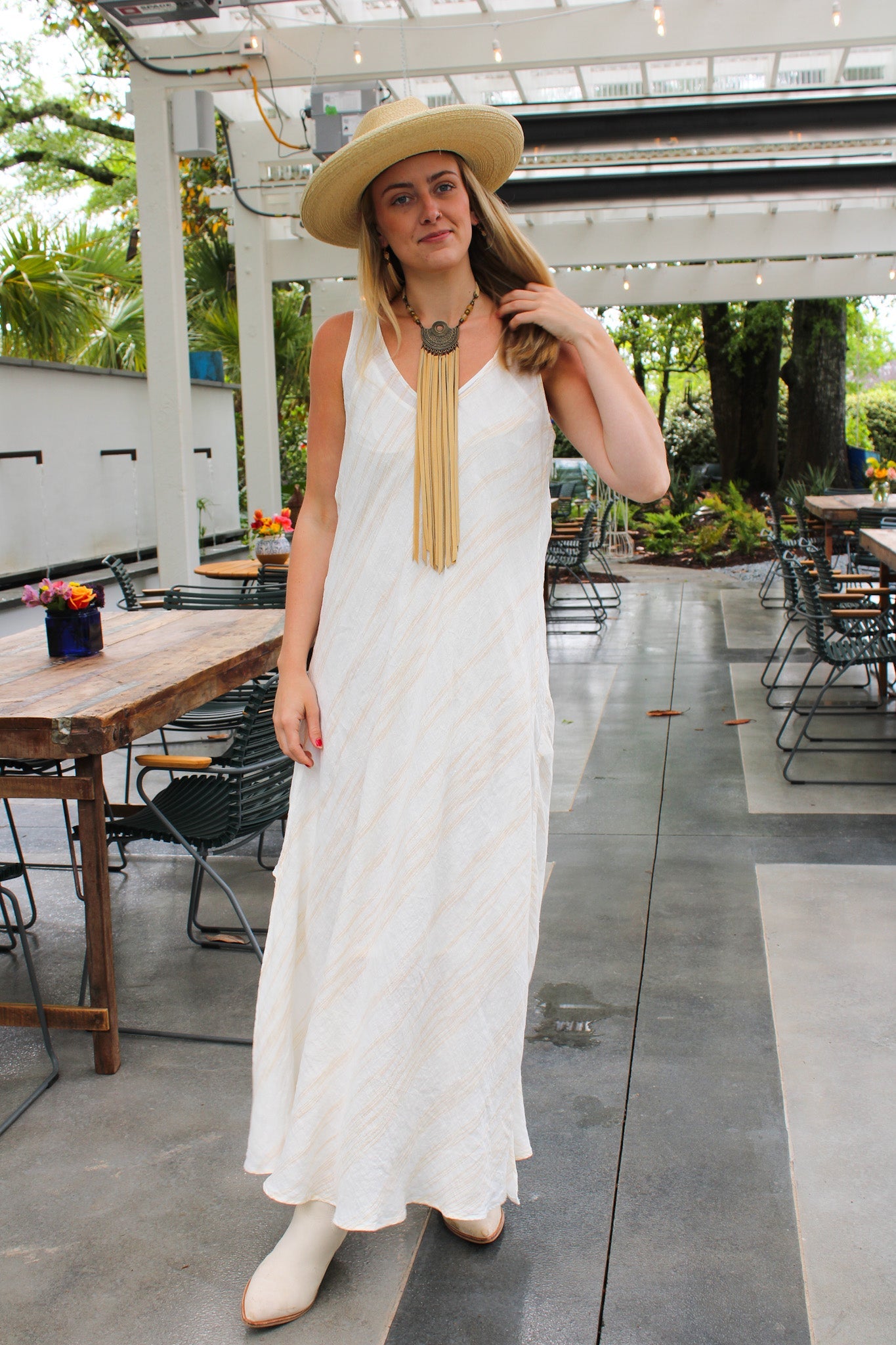 Vestito Innesto - LatteLa Bottega di BrunellaDresses