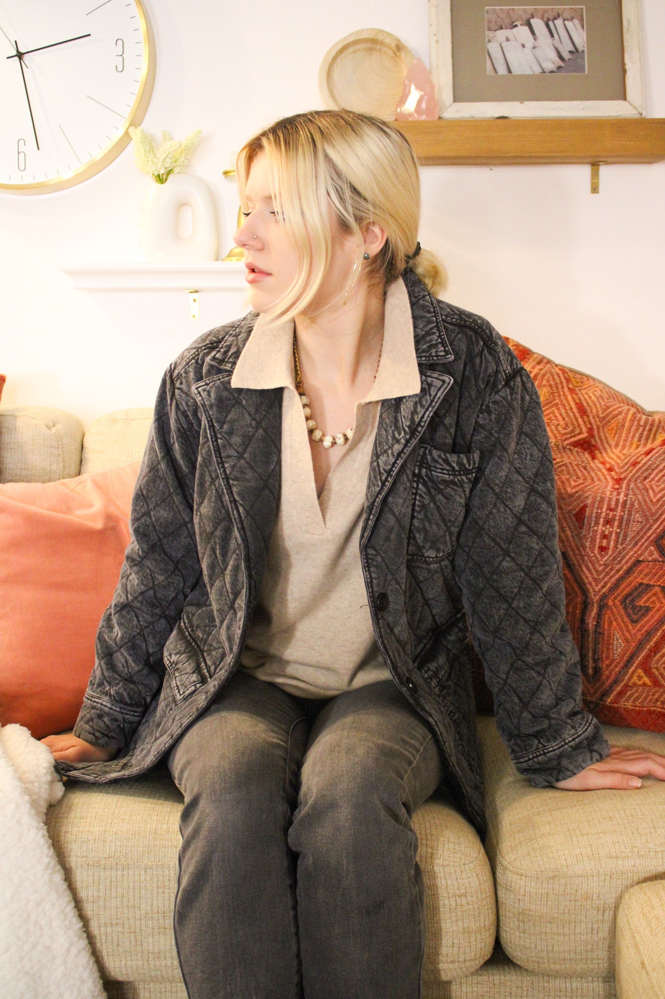Walker Denim Coat- Mineral WashYoung Fabulous & BrokeJacket