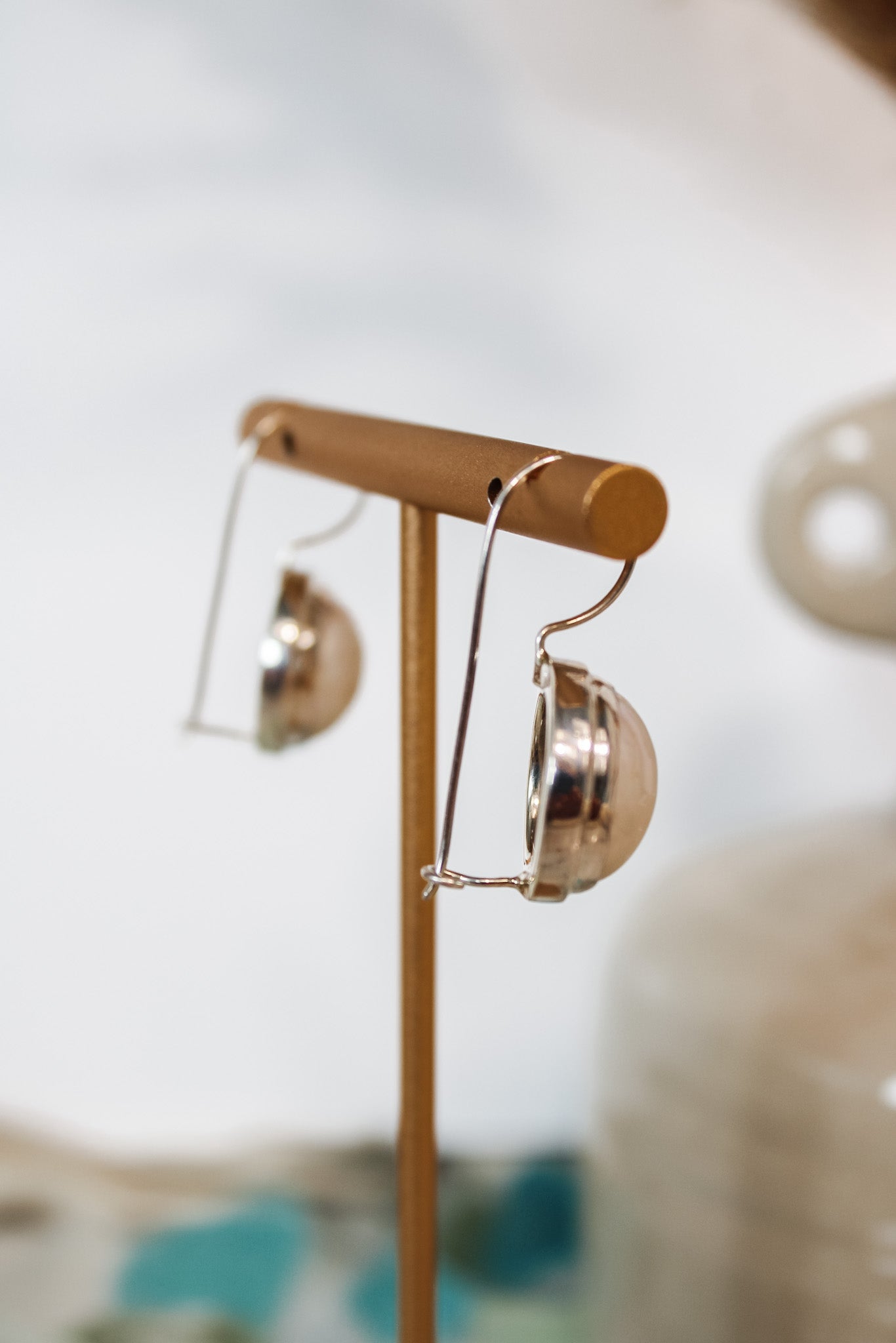 White Mabe Pearl EarringsJinjaEarrings