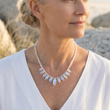 Marquise Moonstone Necklace