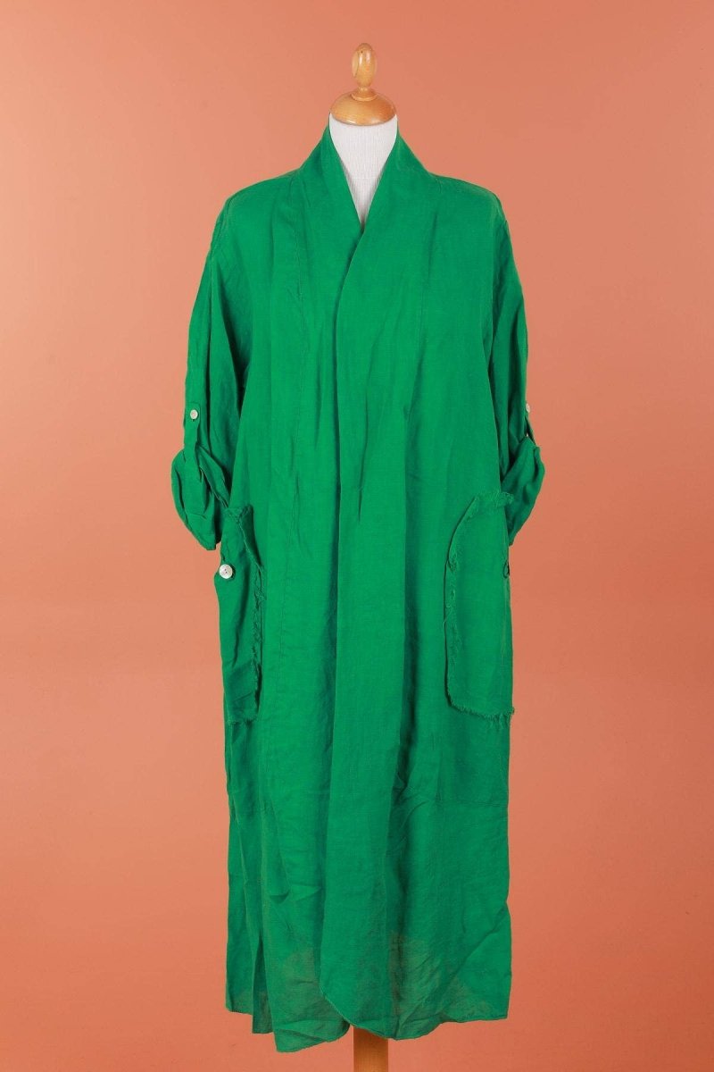 100% Linen Jacket GreenColette