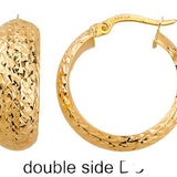 10K Double Sided Gold EarringsZiabird Private LabelEARRINGS