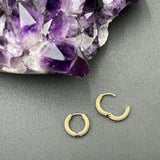 10K Gold Basket Weave Hoop – MiniSouthern Jewelry AssociatesEARRINGS