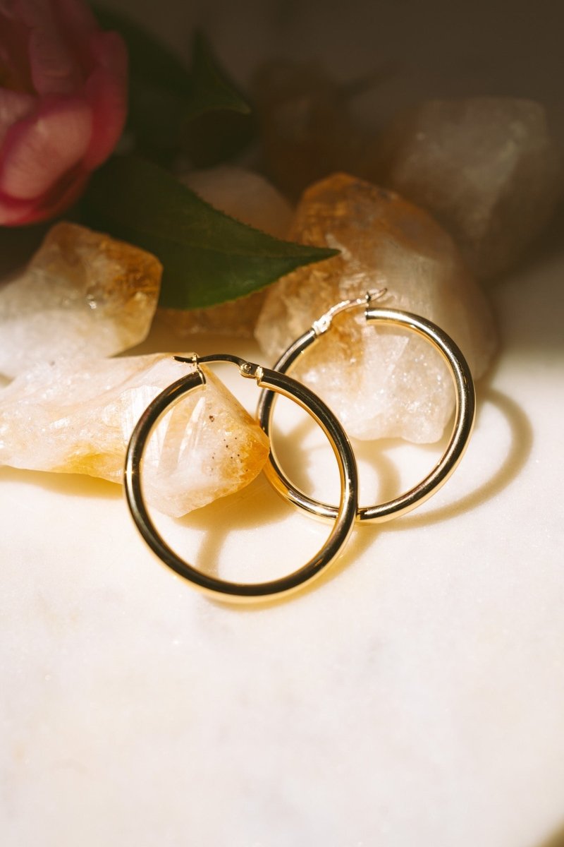 10K Gold Everyday Hoop- LargeZiabird Private LabelEarrings