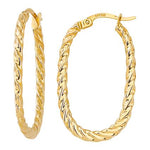 10K Gold Oval EarringsZiabird Private LabelEARRINGS