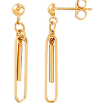 10K Gold Paperclip EarringZiabird Private LabelEARRINGS