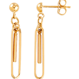 10K Gold Paperclip EarringZiabird Private LabelEARRINGS