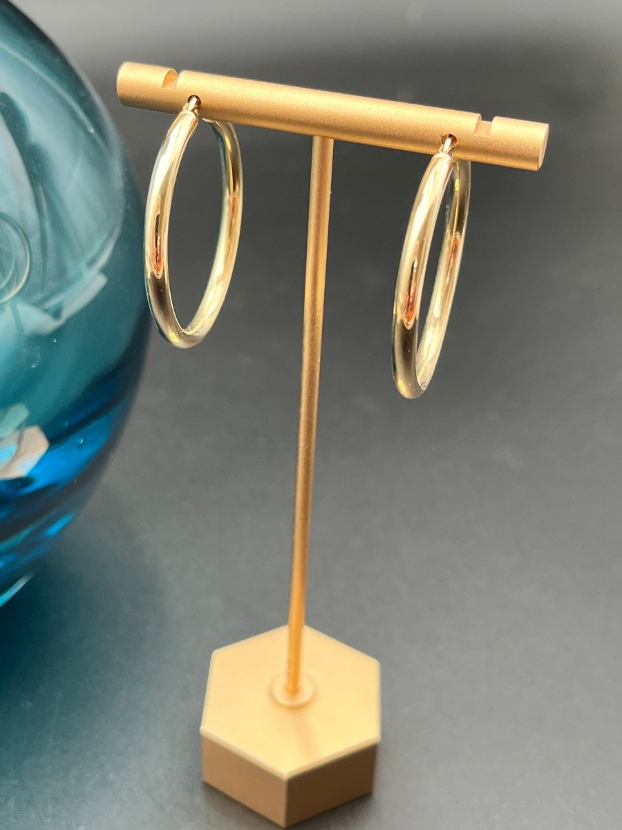 10k Hollow HoopZPL - Fine LineEARRINGS