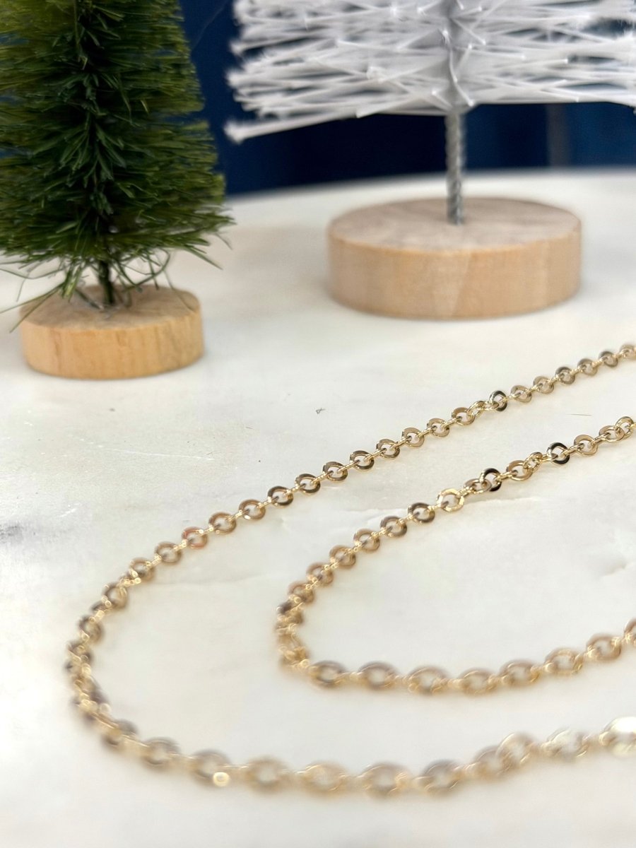 10K Round Link ChainZPL - Fine LineNECKLACES