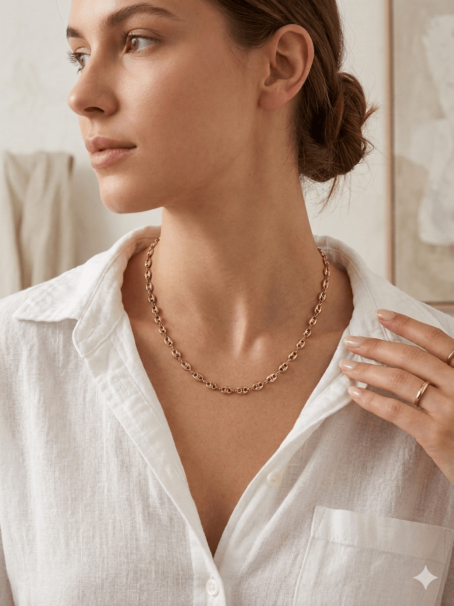 10k Solid Gold Mariner Chain NecklaceSouthern Jewelry AssociatesNECKLACES