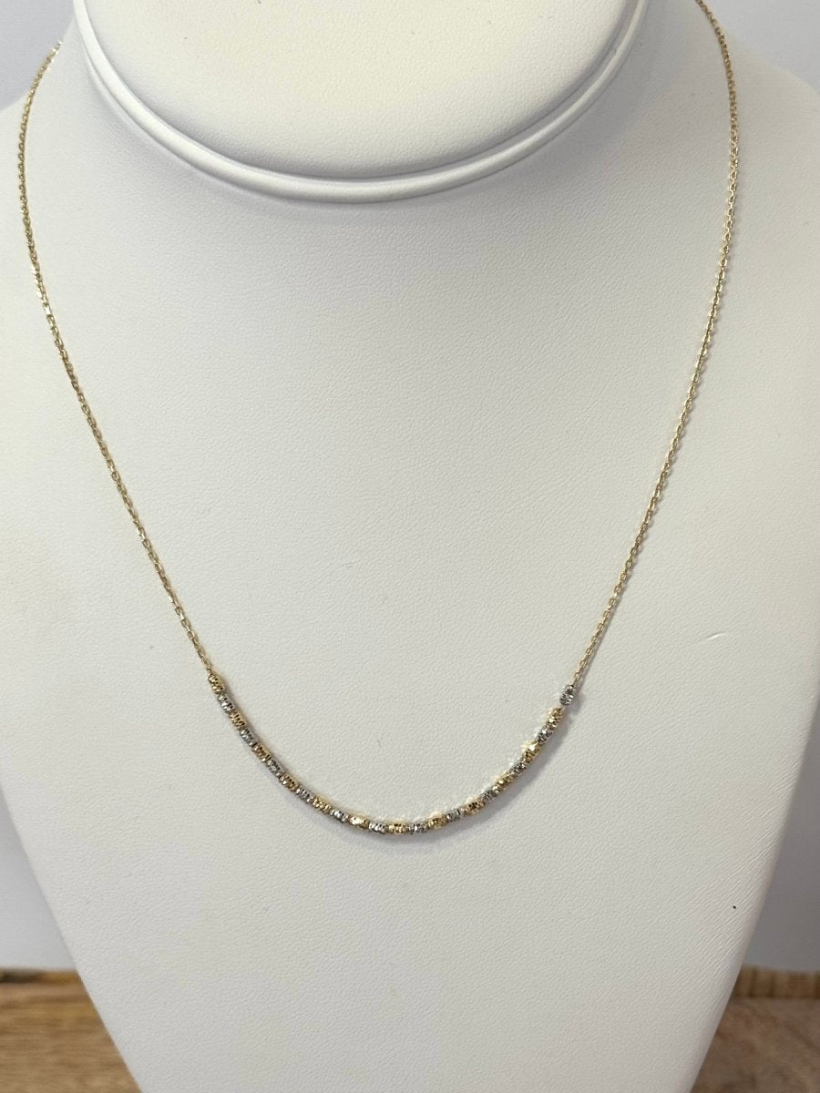 10K Two Tone NecklaceZiabird Private LabelNECKLACES