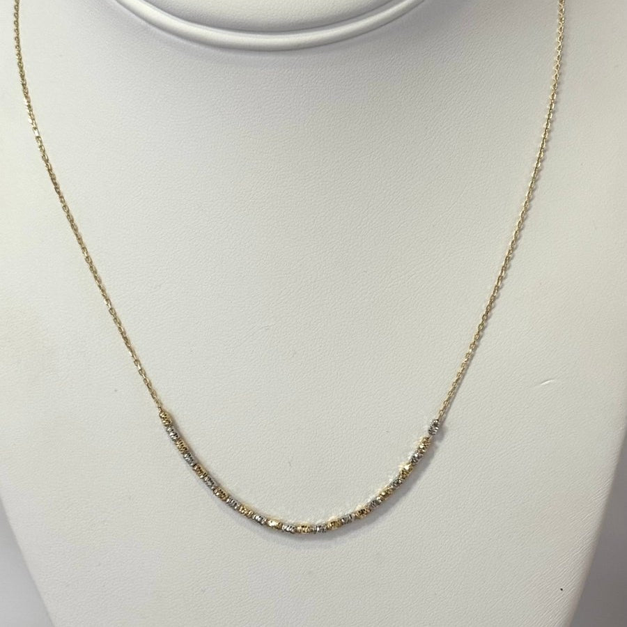 10K Two Tone NecklaceZiabird Private LabelNECKLACES