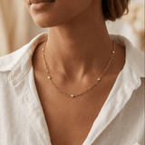 14k Gold Diamond Station NecklaceSouthern Jewelry AssociatesNECKLACES