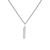 14K White Gold Diamond Bar Necklace – .30 CTWZiabird Private LabelNECKLACES
