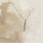 14K White Gold Diamond Bar Necklace – .30 CTWZiabird Private LabelNECKLACES