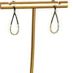 14K Yellow Gold Diamond Teardrop EarringsZPL - Fine LineEARRINGS